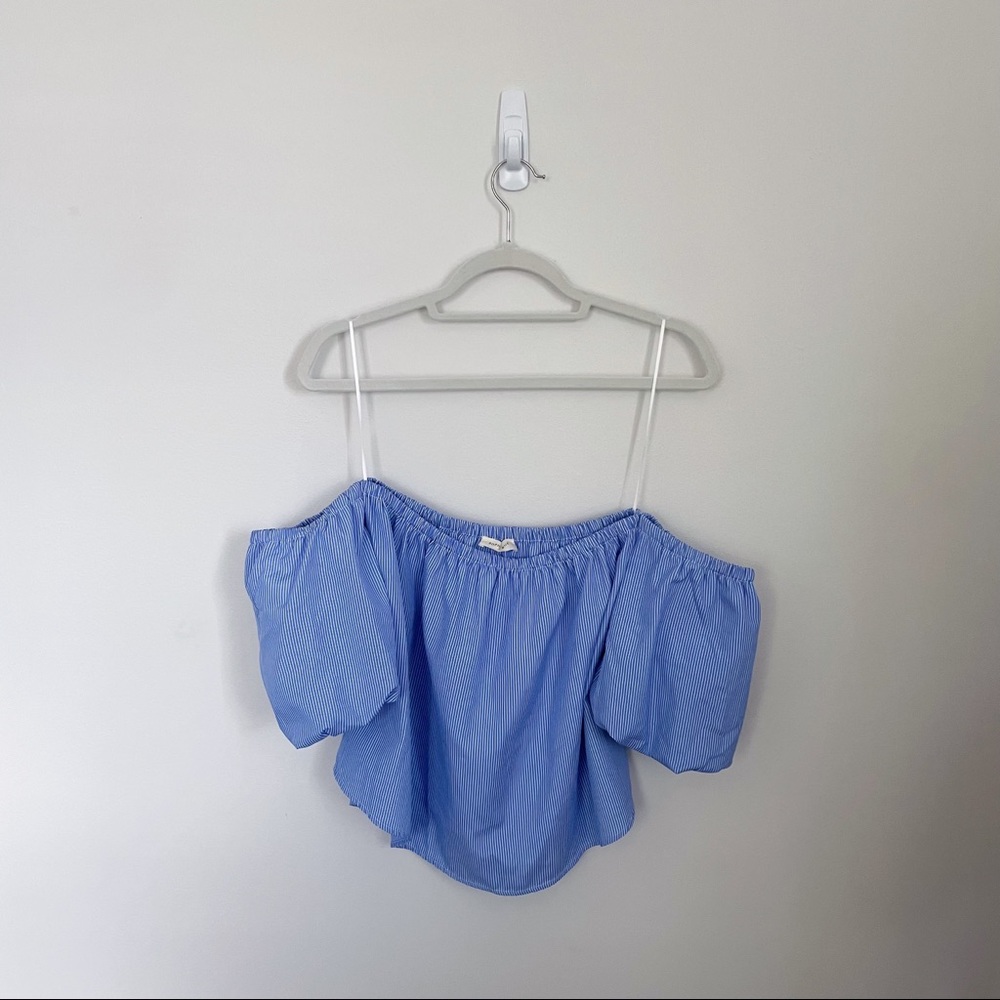 Sophie Rue Puff Sleeve Off Shoulder Top, Size S